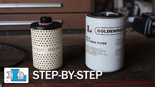 Replacing a Fuel Tank Filter Element or Canister - Step-By-Step