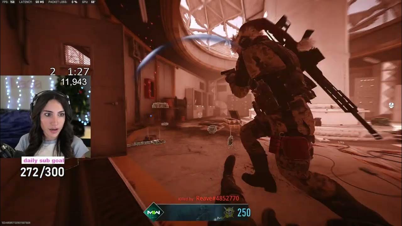 NADIA ENDS STREAM AFTER GETTING NO SCOPED IN WARZONE 2? - YouTube