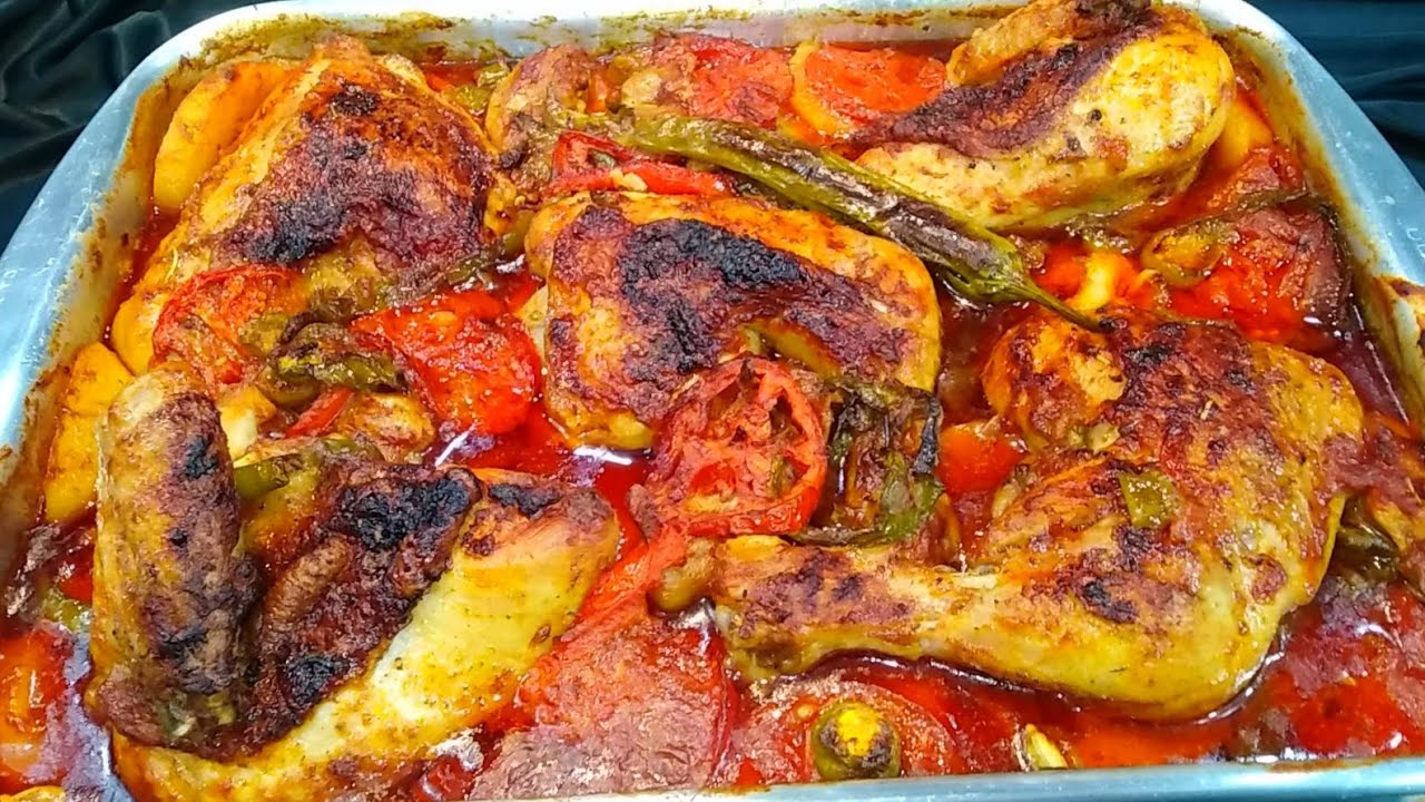 صنيه بطاطس بالفراخ على طريقة امهاتنا وبطعم زمااان تحففففه جداً 😋