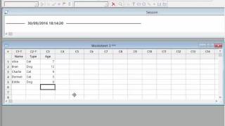 Minitab - Video 2 - Creating a Data Set
