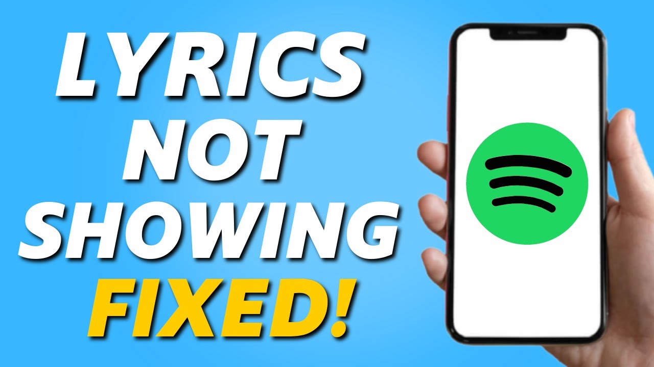 How to Fix Spotify Lyrics Not Working (2025) - YouTube