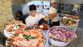 Spettacolare Raffica di Pizza Autentica Napoletana Cotta in Forno a Legna. Pizzeria 'Cammafà' Torino