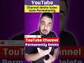 YouTube Channel Permanently Delete kaise kare #youtube #gmail #android #settings