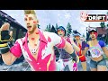 DRIFT PLAYS WINTERFEST KISS CHASING WITH ALL THE GIRLS!! - Fortnite Short Movies