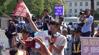 2016年6月5日 「明日を決めるのは私たち- 政治を変えよう6.5全国総がかり大行動」（ステージ正面）