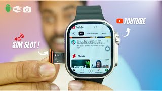 YOU CAN PLAY YOUTUBE on this Smartwatch | 4G + Wifi | Android Smartwatch with camera.