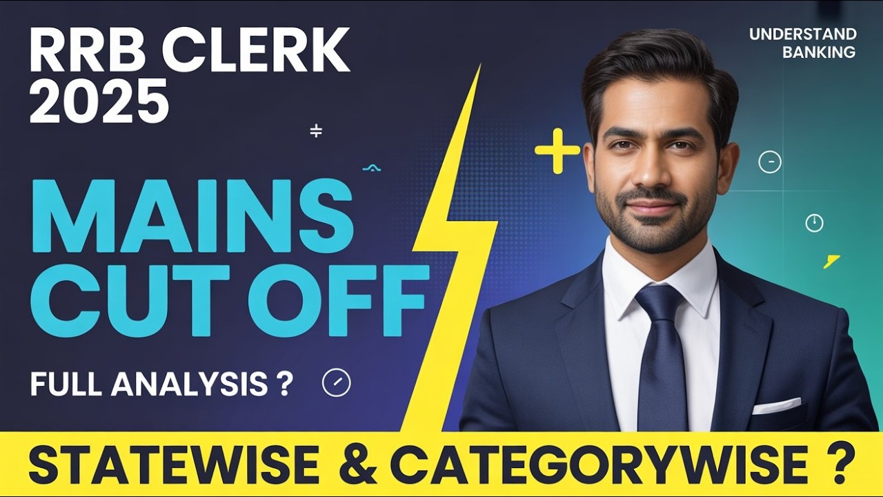 RRB Clerk 2025 Mains Expected Cutoff | Statewise & Categorywise!