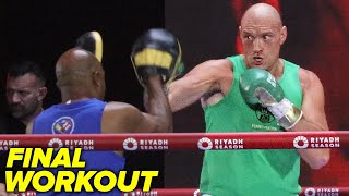 Tyson Fury • FULL Media Workout for Oleksandr Usyk • Fury vs Usyk | DAZN Boxing