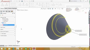 SolidWorks Tutorial: How to Cut Threads on Tapper Surface