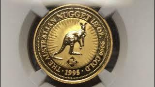 My Favorite Coins #165: Australia, 1995, G$50, Red Kangaroo, NGC MS68. Fr-B21, KM-244type.