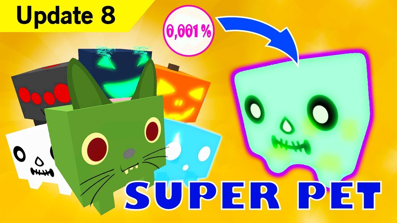 New Update Limited Time Halloween Super Pets Skeleton Ghost In Pet Simulator Youtube - roblox pet simulator skeleton ghost