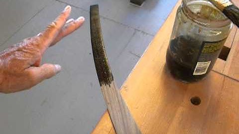 Ebonizing Walnut in Real Time