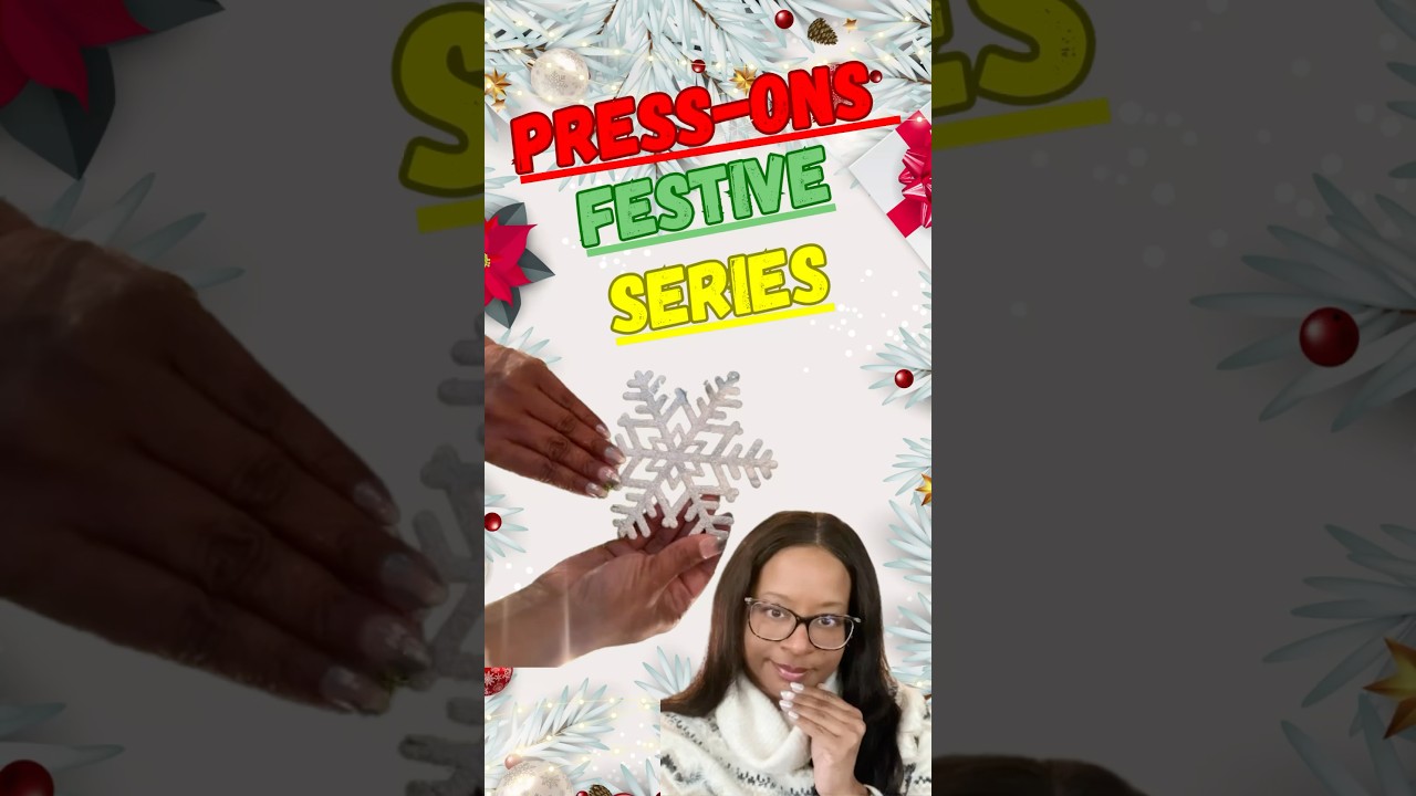 Transform Under $10 Walmart Press-Ons into Festive Holiday Nails! 🌟🎄✨