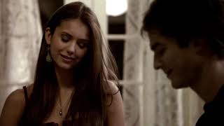 Elena And Damon Talk About Katherine - The Vampire Diaries 1x03 Scene Resimi