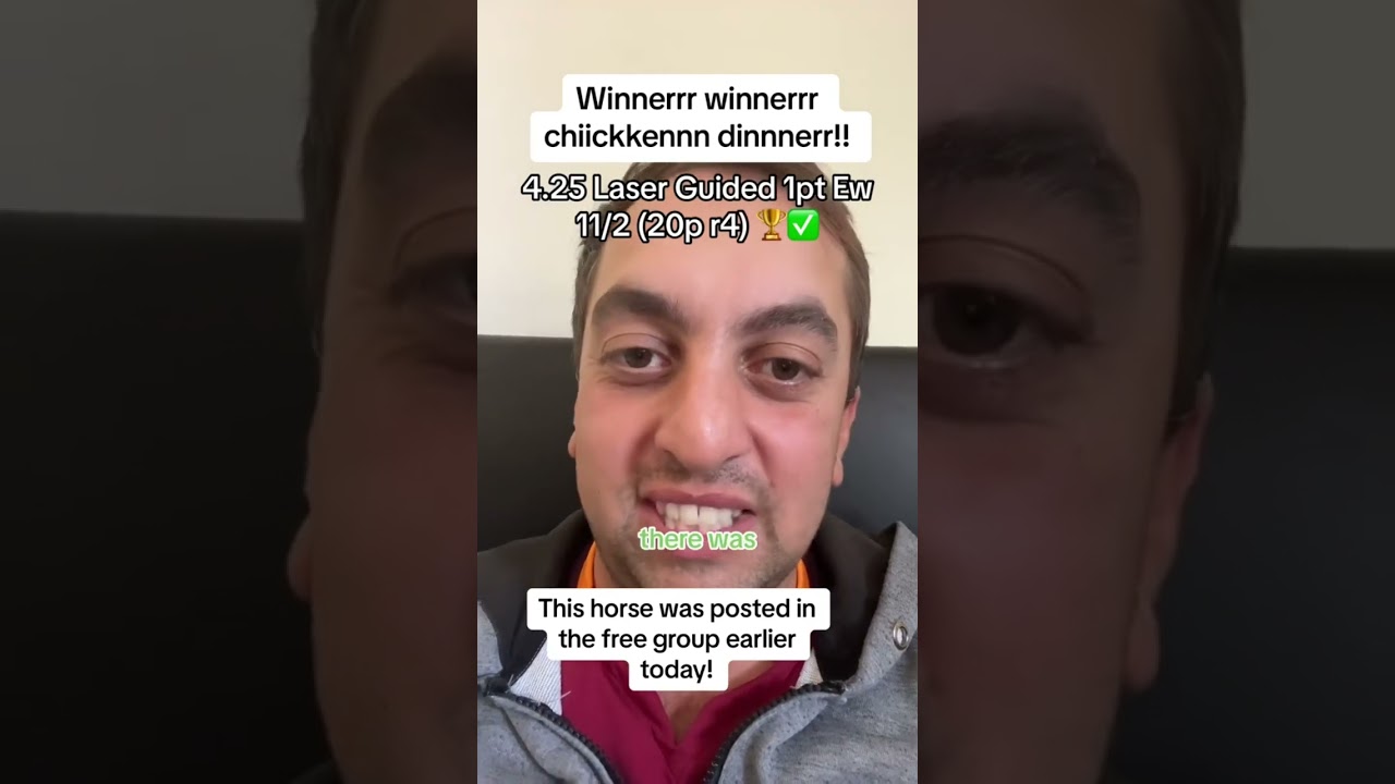 Free horse racing tip won in the free group 