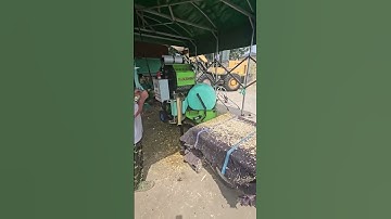 #Fully automatic baling and wrapping machine#Fully automatic dual-purpose net and film silageBaler
