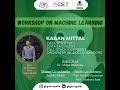Workshop on Machine learning || GFGxAITR