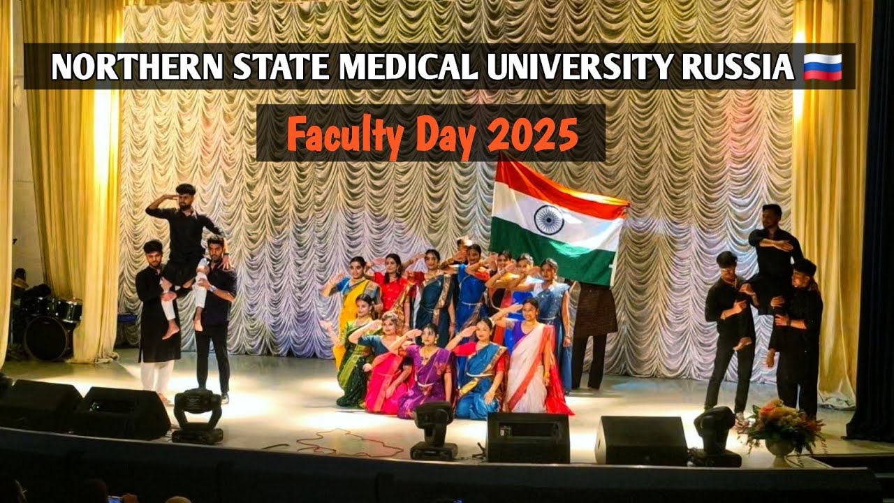 Faculty Day ✨️Northern State Medical University Russia 🇷🇺 