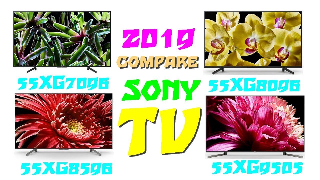 Sony Tv Comparison Chart 2019