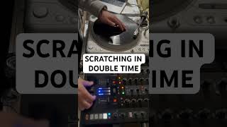 scratching, in double time #dj #scratchdj #scratchdjs ￼