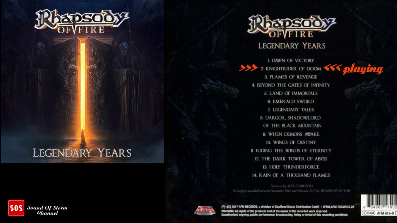 Rhapsody Of Fire - Legendary Years - Full Album 2017 - Youtube