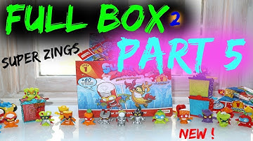 Super Zings series 1 Full box 2  [PART 5]  (Mega Unboxing)