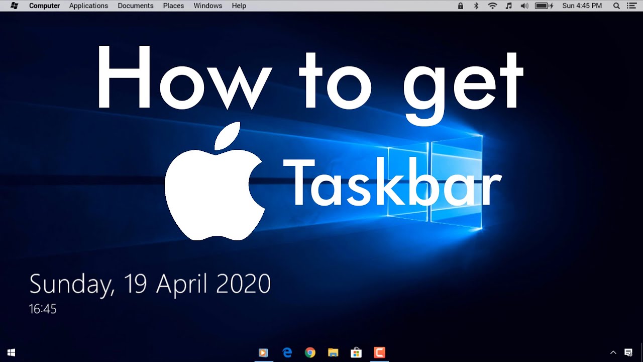 macos taskbar windows 10