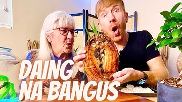 Trying DAING NA BANGUS (Fried Milkfish) With Mom | Filipino Food Review