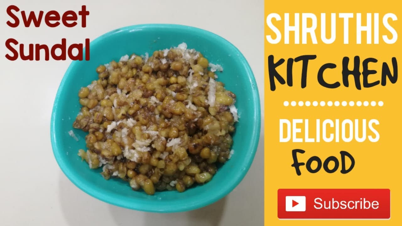 Sweet Sundal Recipe in Tamil Kids Snack Recipes in Tamil Healthy Evening Snacks Recipe in