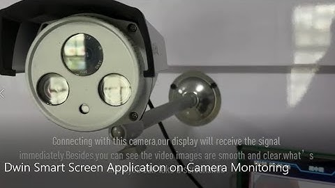 Dwin Smart Screen Application on Camera Monitoring