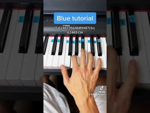 Eiffel 65 - Blue (Da Ba Dee) easy piano tutorial!