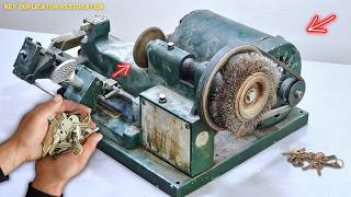 Canadian Key Cutting Machine Restoration - Uncovering the Secrets of a Rare Machine!