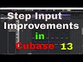 Step input improvements in cubase 13