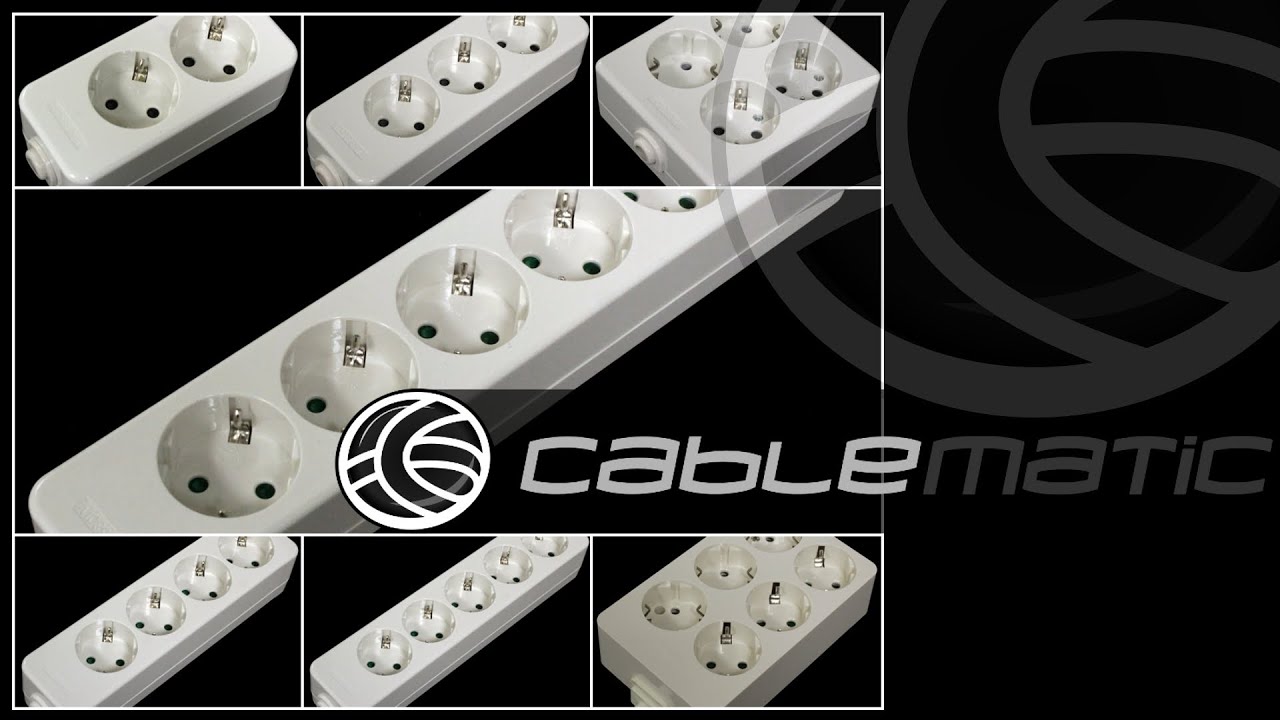 Cable eléctrico de enchufe schuko - distribuido por CABLEMATIC ® 