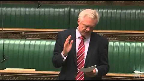 David Davis MP speaks on intercept evidence in courts