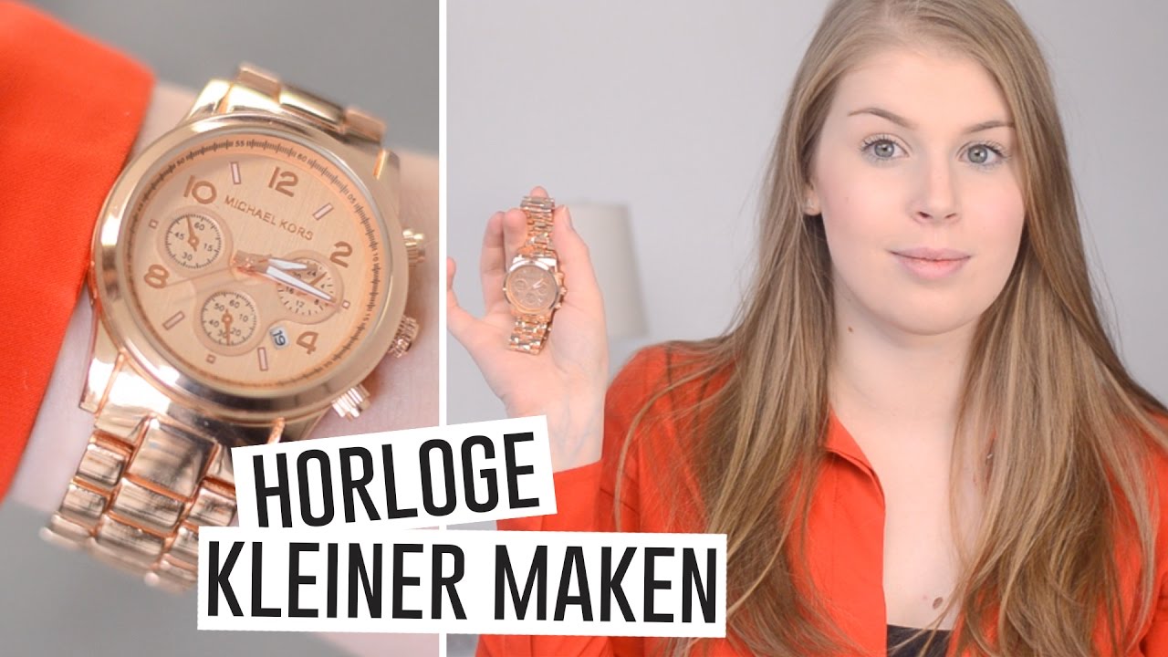 Diy: Horloge Kleiner Maken | Make Me Blush - Youtube