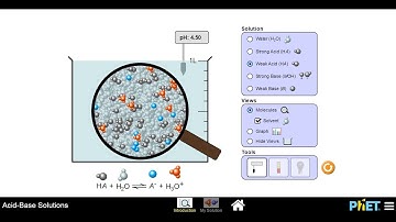 PhET Acid Base simulation