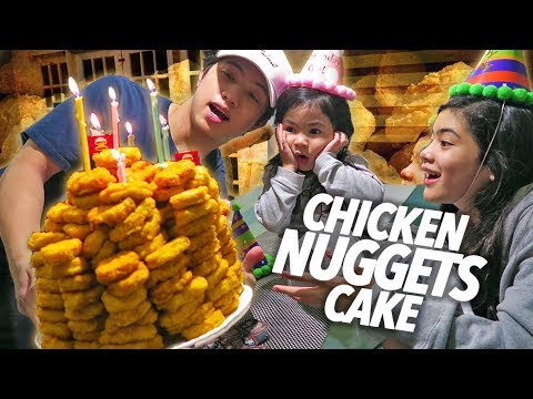 Chicken Nugget Menu Cake #1
