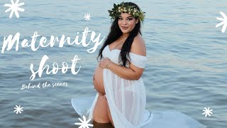 MATERNITY SHOOT behind the scenes │ First video EVER
