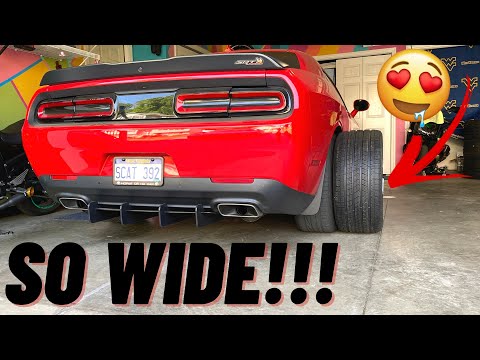 Dodge Challenger ScatPack Tire Upgrade! (FINALLY)