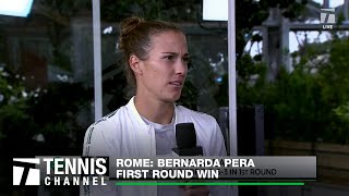 Bernarda Pera Focused on Clay | 2024 Rome First Round