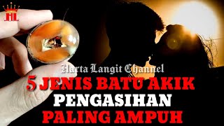 5 Jenis Batu Akik Pengasihan Paling Ampuh