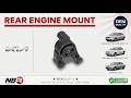 Rear Engine Mount KIA Cerato TD / Forte / Shuma 1.6 2008-2013 | 21930-1M350N | NBR