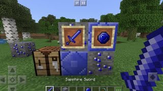 minecraft pocket edition Sapphire Ore addon