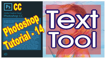 Text Tool | Adobe Photoshop CC | Class 14 | Urdu / Hindi | Lunar Computer College