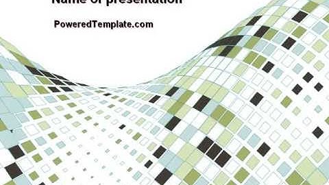 Mosaic Panno PowerPoint Template by PoweredTemplate.com