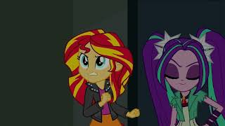 The Dazzlings Play With Sunsets Emotions But The Bgm Is From Thomas The Tank Engine