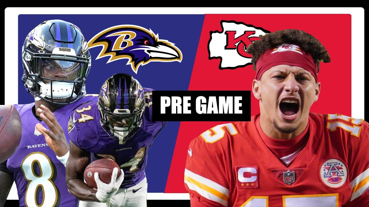 RAVENS VS CHIEFS PREGAME STREAM!!!!!! LETS GET IT YouTube