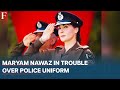 Pakistan punjab cm maryam nawaz sparks controversy after wearing police uniform