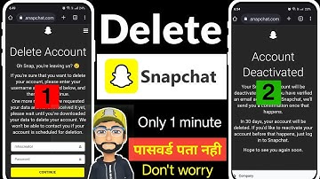 How to Delete snapchat account without knowing the password | delete snapchat Permanently 2025